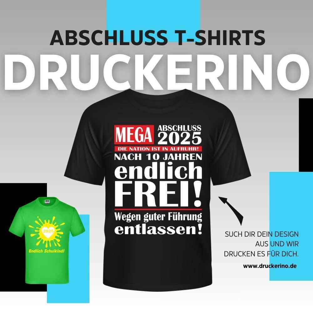 Abschluss T Shirts und Hoodies | T-Shirt bedrucken - Druckerino