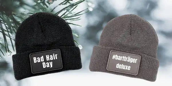 Beanie Mütze mit lustigen Sprüchen als Statement