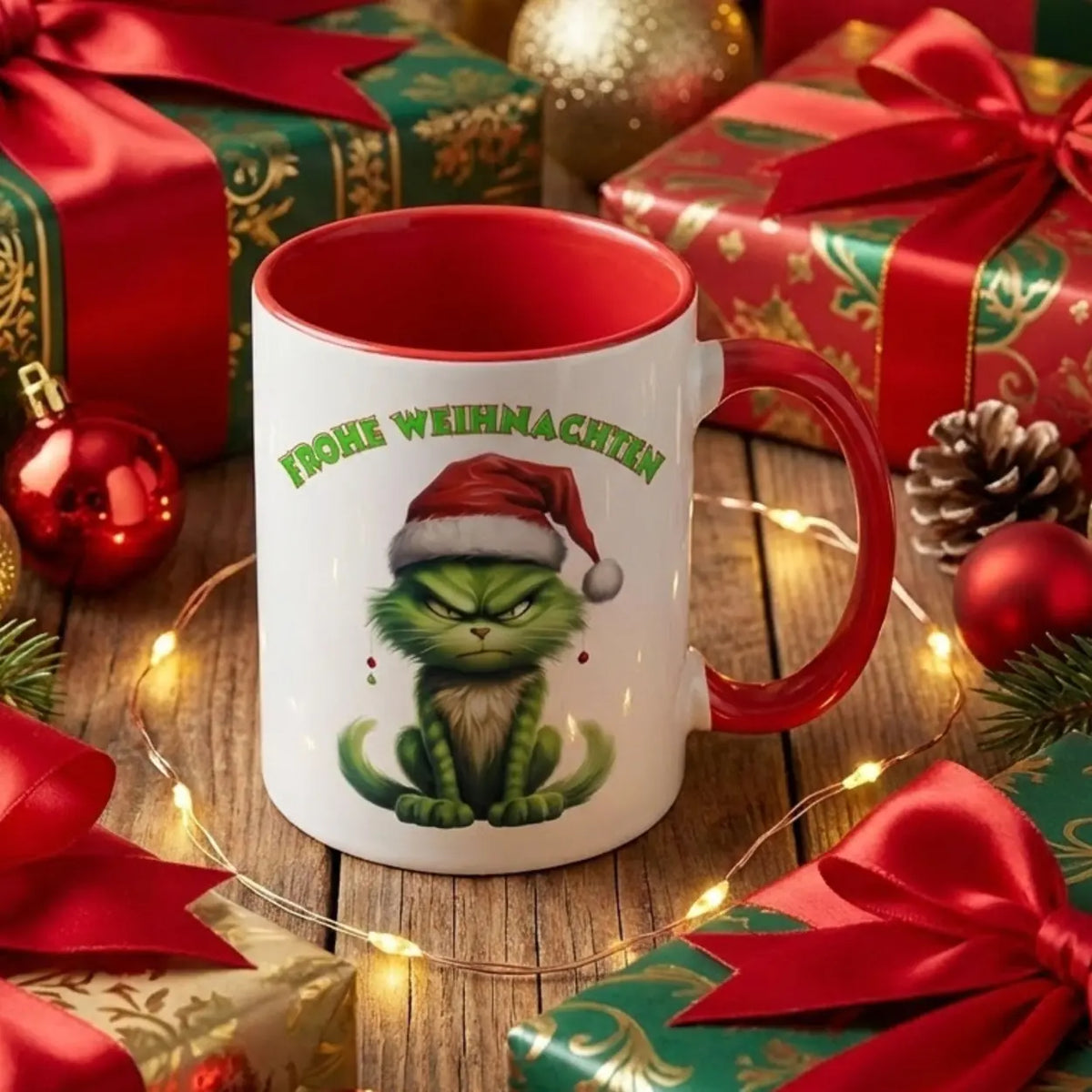 Grinch Tasse Frohe Weihnachten