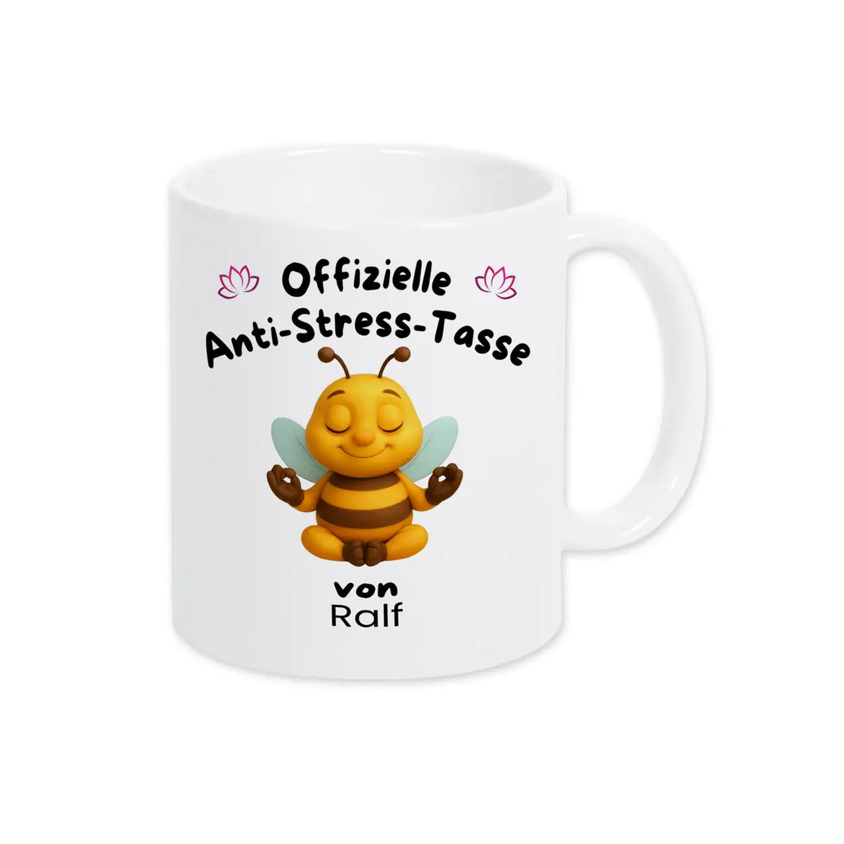Anti Stress Tasse Yoga von Druckerino
