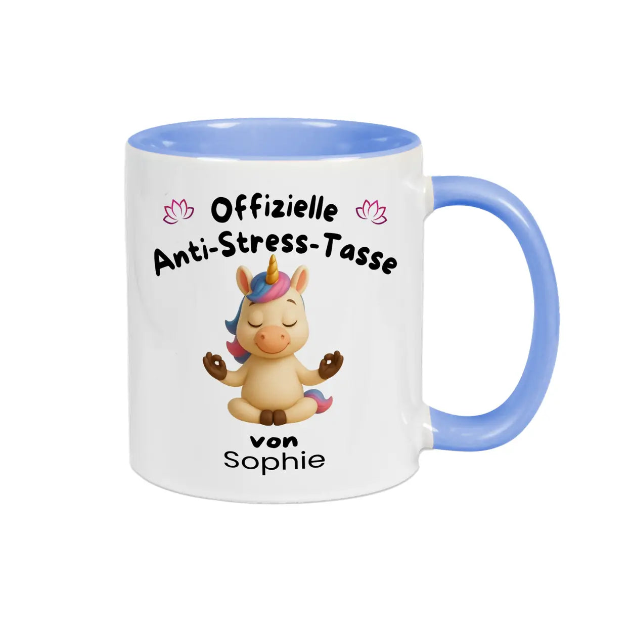 Anti Stress Tasse Yoga von Druckerino