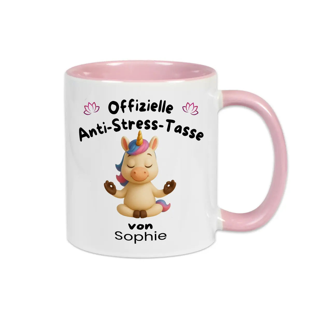 Anti Stress Tasse Yoga von Druckerino