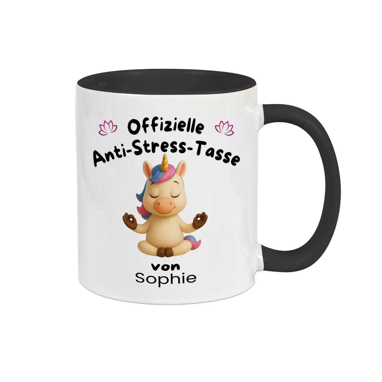 Anti Stress Tasse Yoga von Druckerino