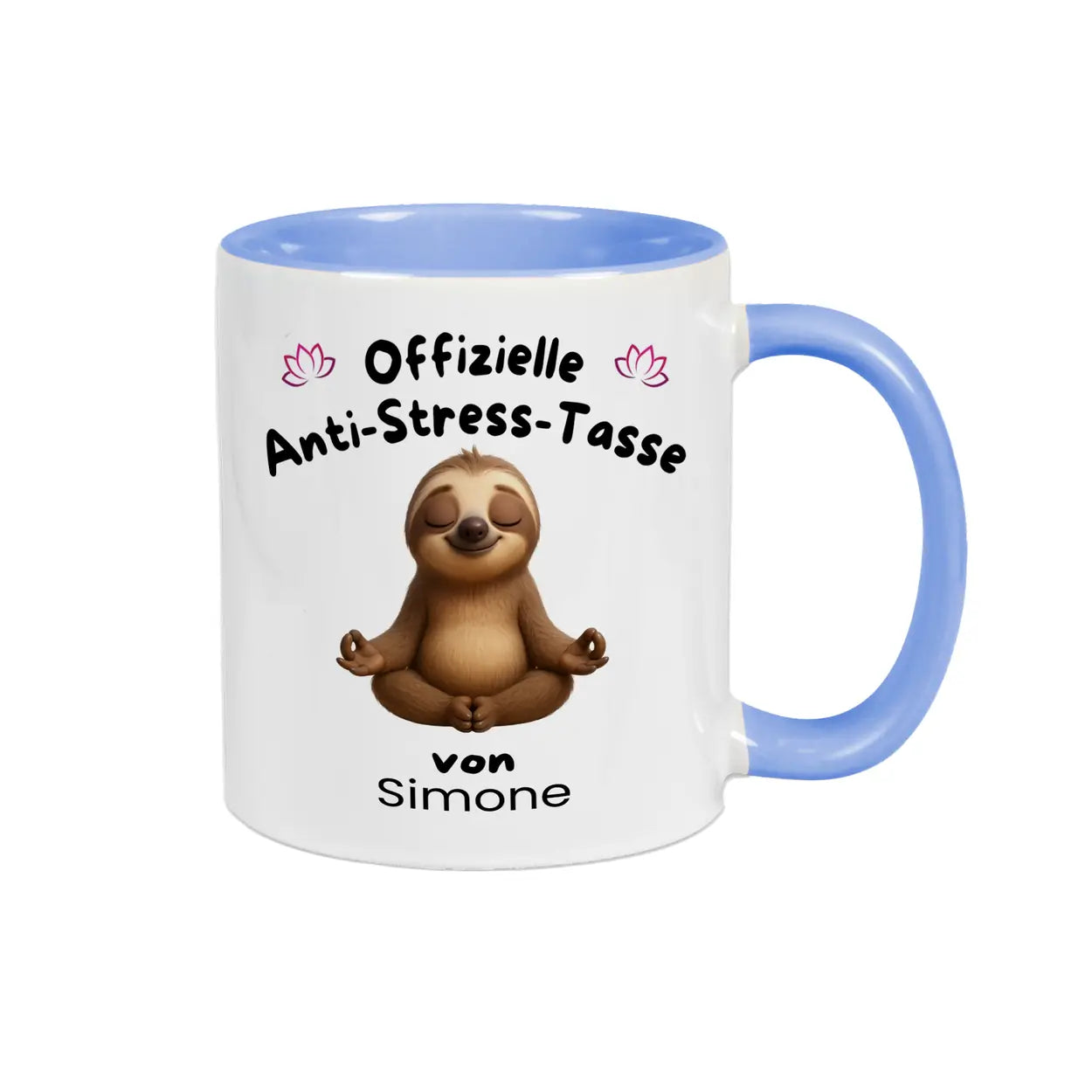 Anti Stress Tasse Yoga von Druckerino