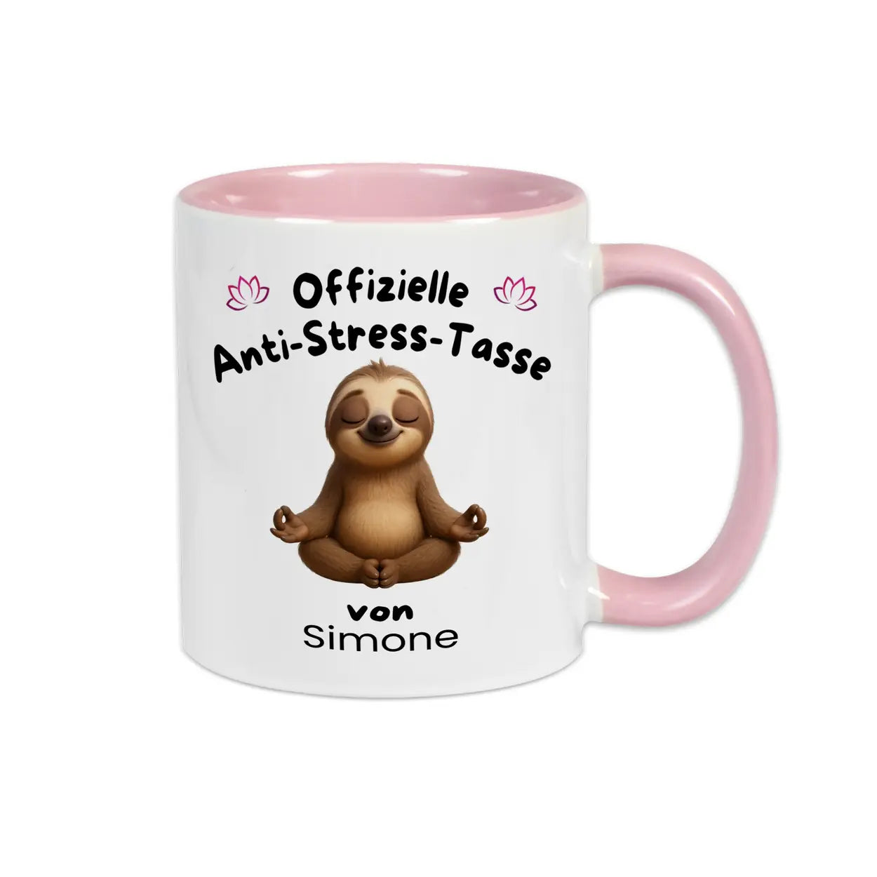 Anti Stress Tasse Yoga von Druckerino