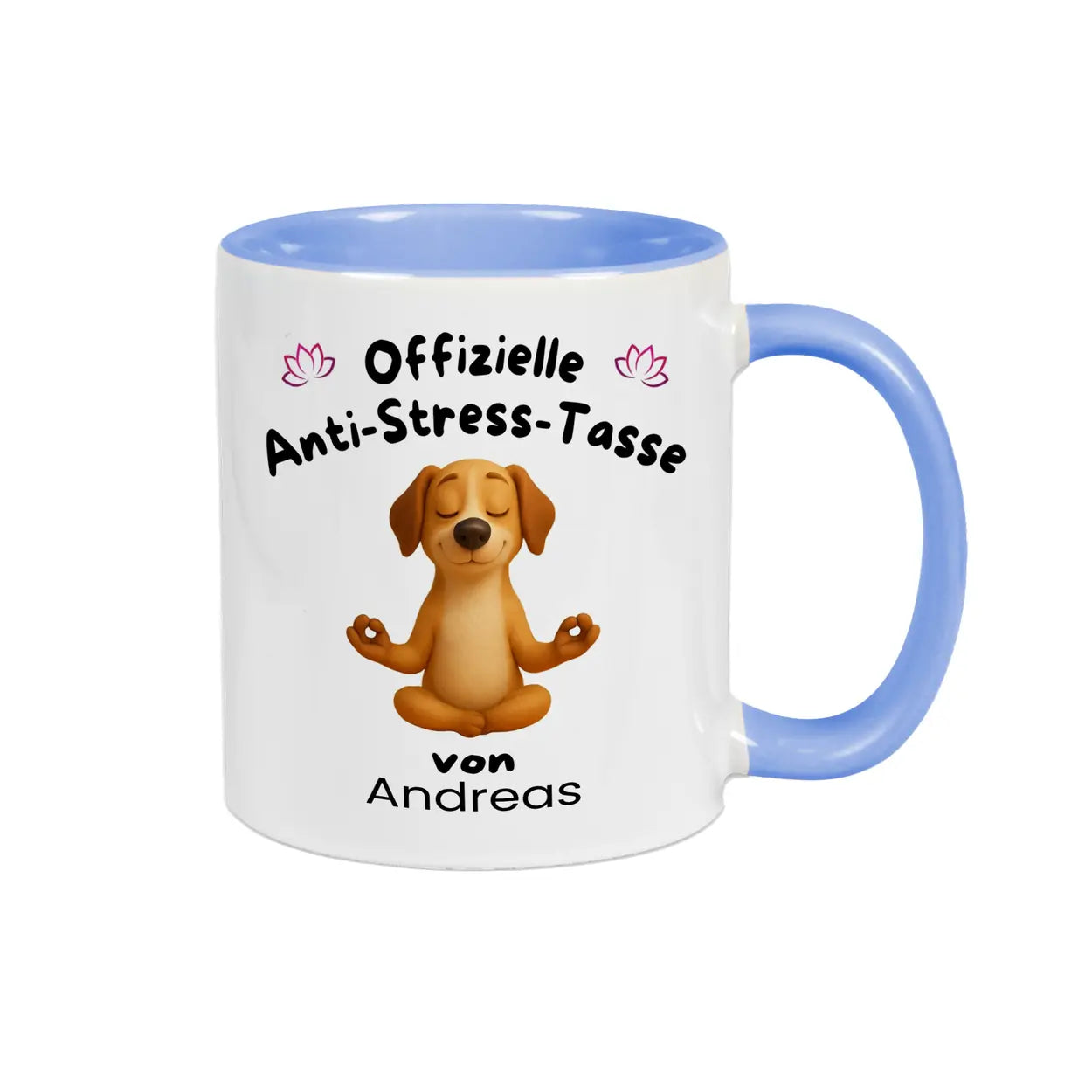 Anti Stress Tasse Yoga von Druckerino