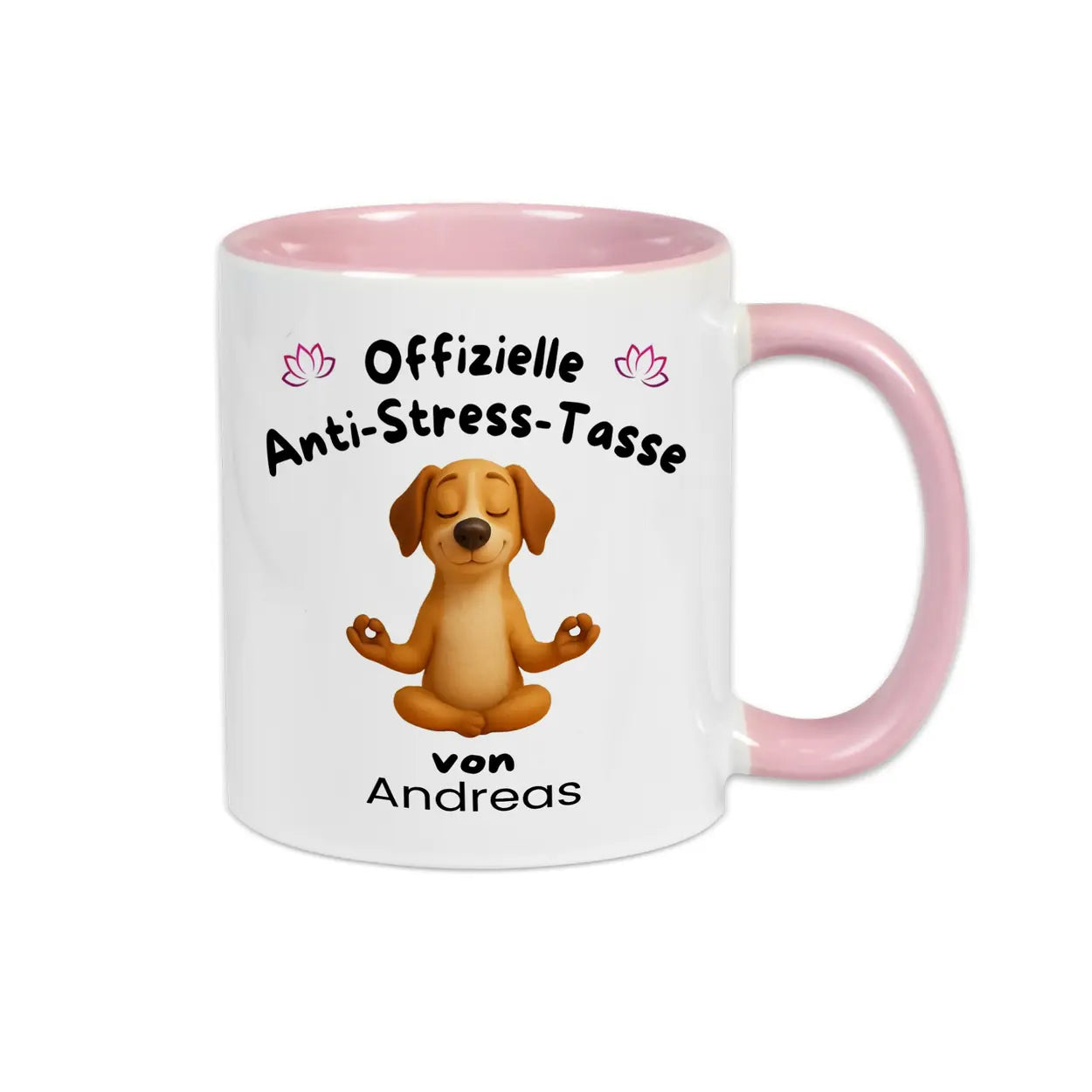 Anti Stress Tasse Yoga von Druckerino