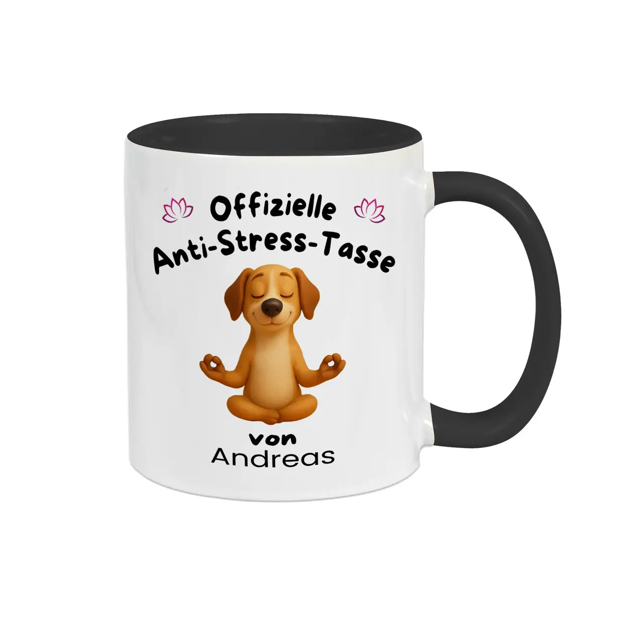 Anti Stress Tasse Yoga von Druckerino