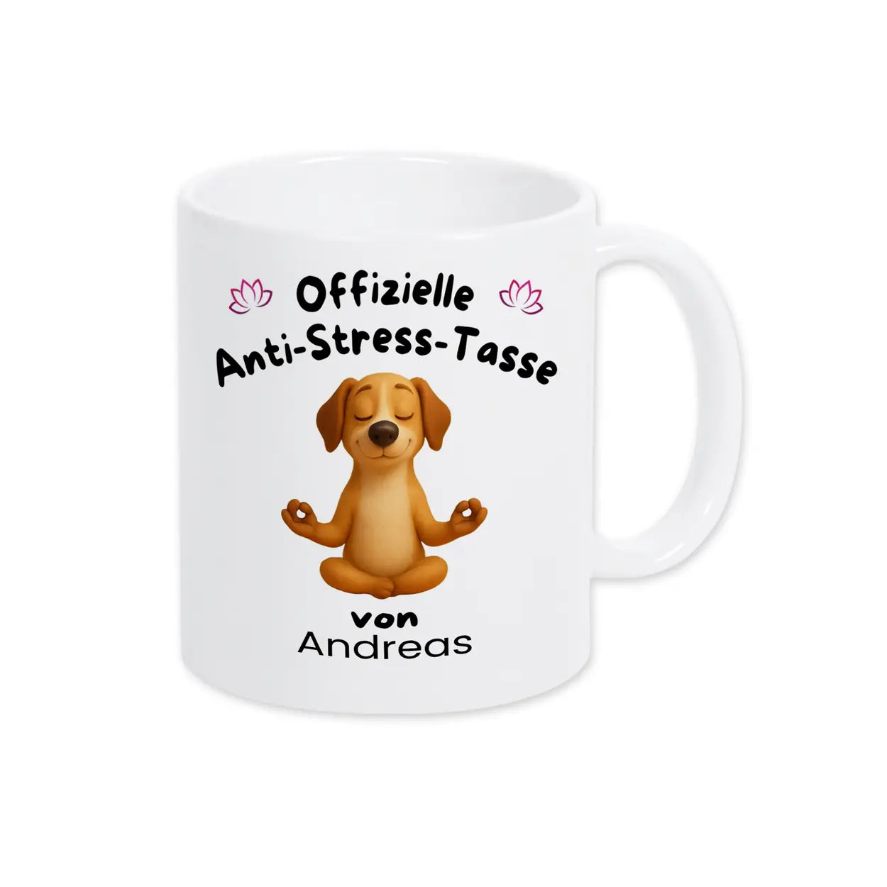 Anti Stress Tasse Yoga von Druckerino