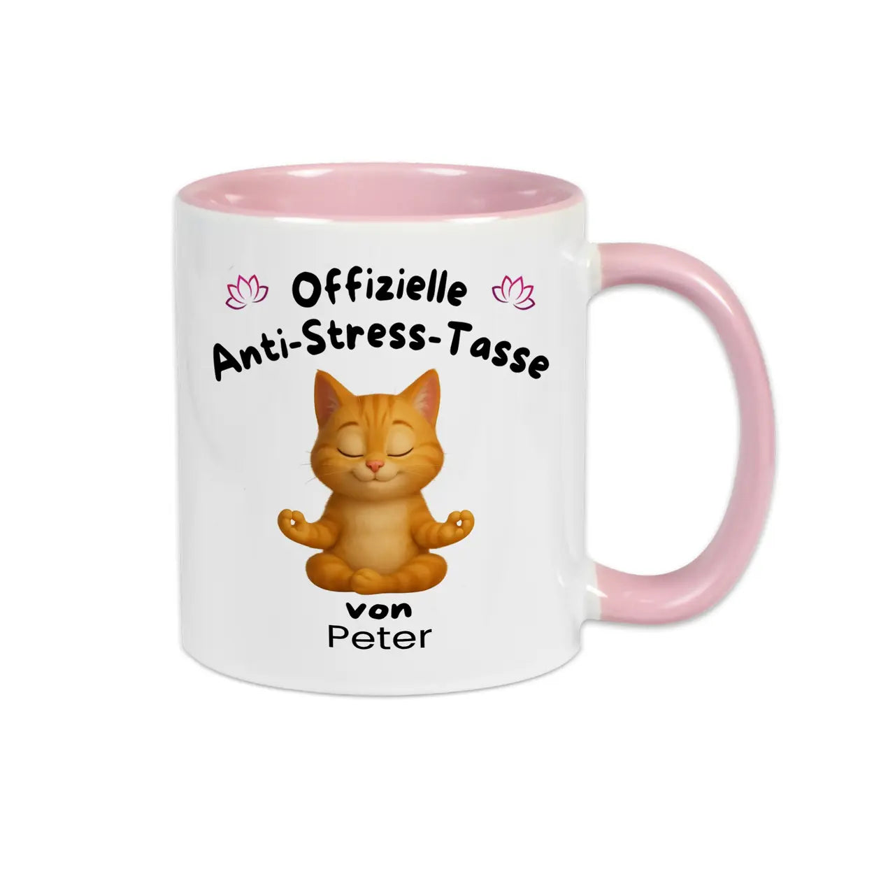 Anti Stress Tasse Yoga von Druckerino