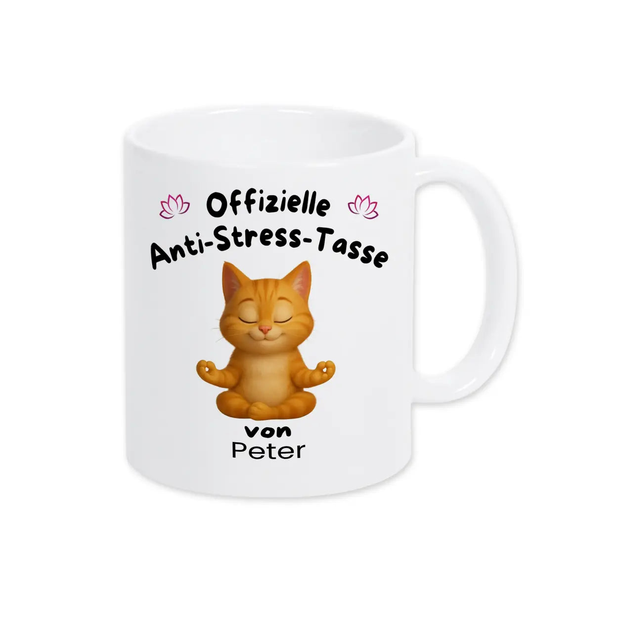 Anti Stress Tasse Yoga von Druckerino