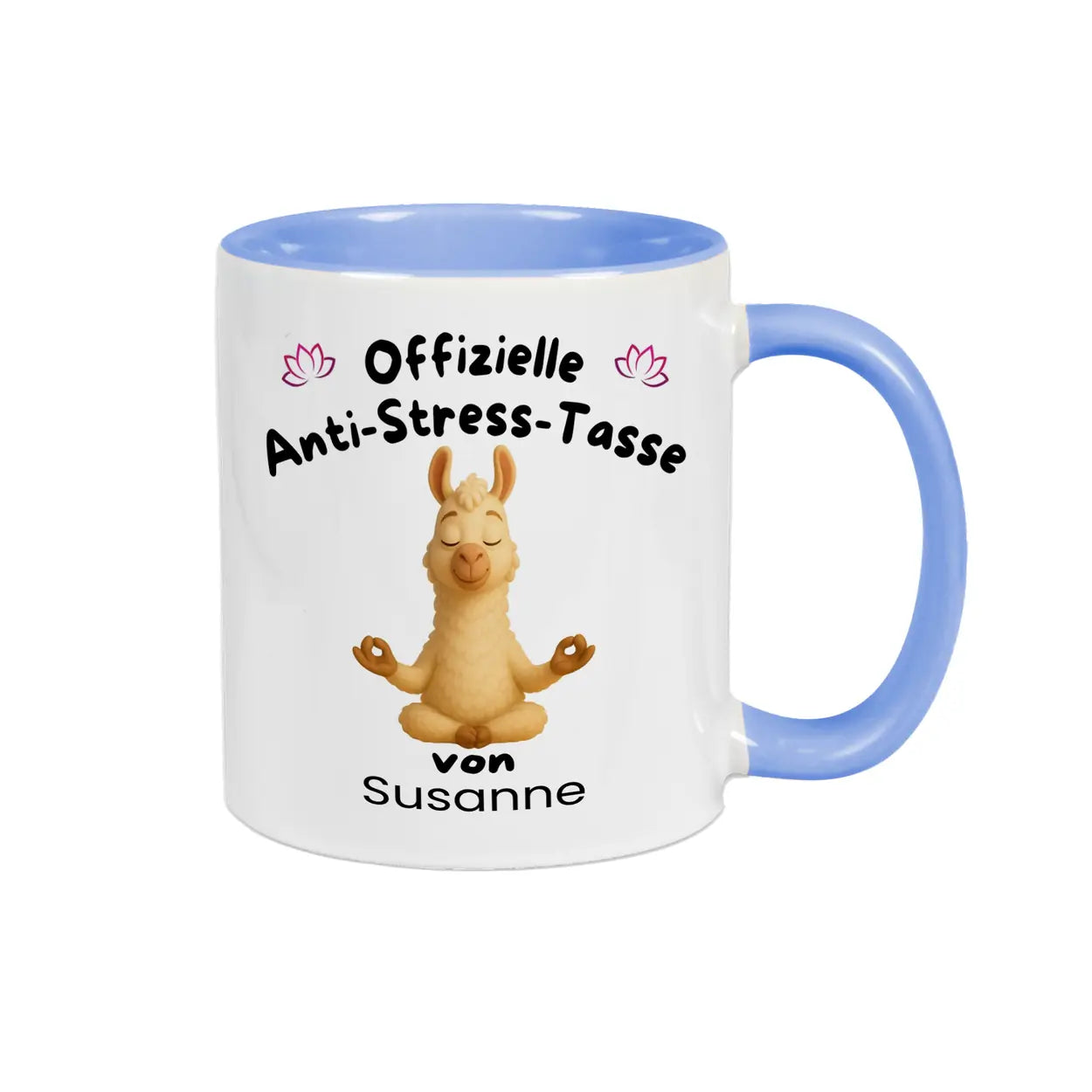 Anti Stress Tasse Yoga von Druckerino