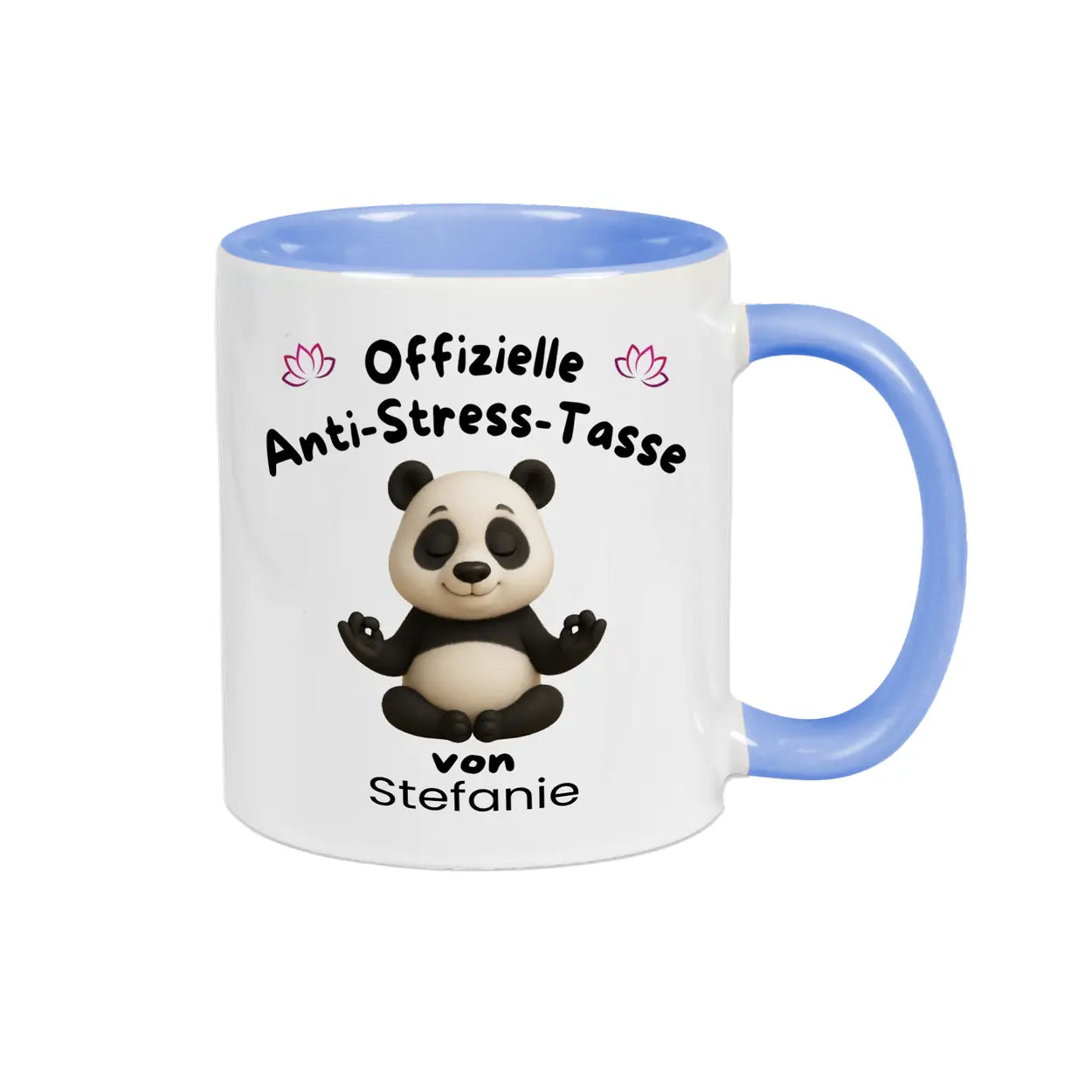 Anti Stress Tasse Yoga von Druckerino