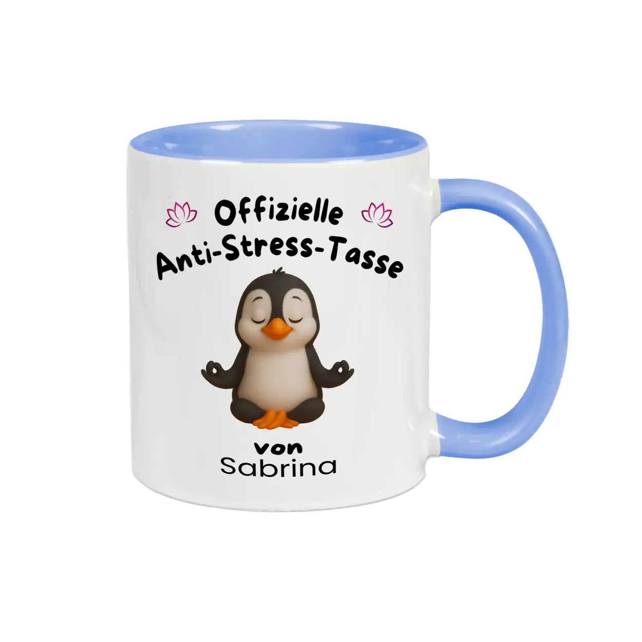 Anti Stress Tasse Yoga von Druckerino