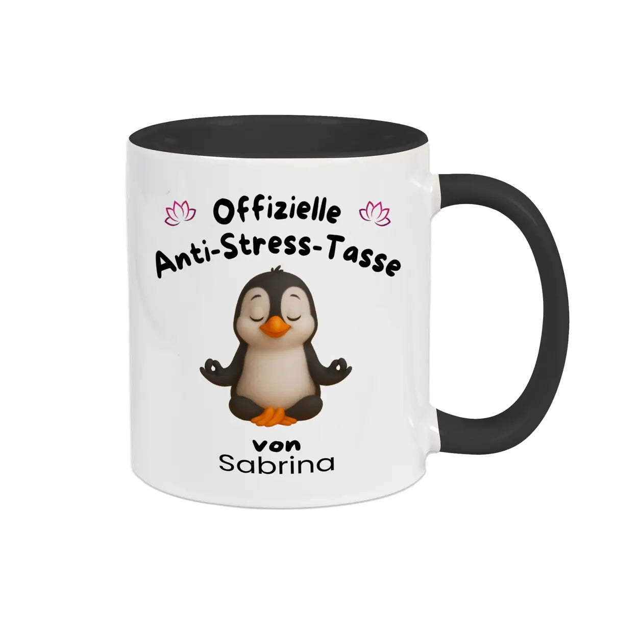 Anti Stress Tasse Yoga von Druckerino