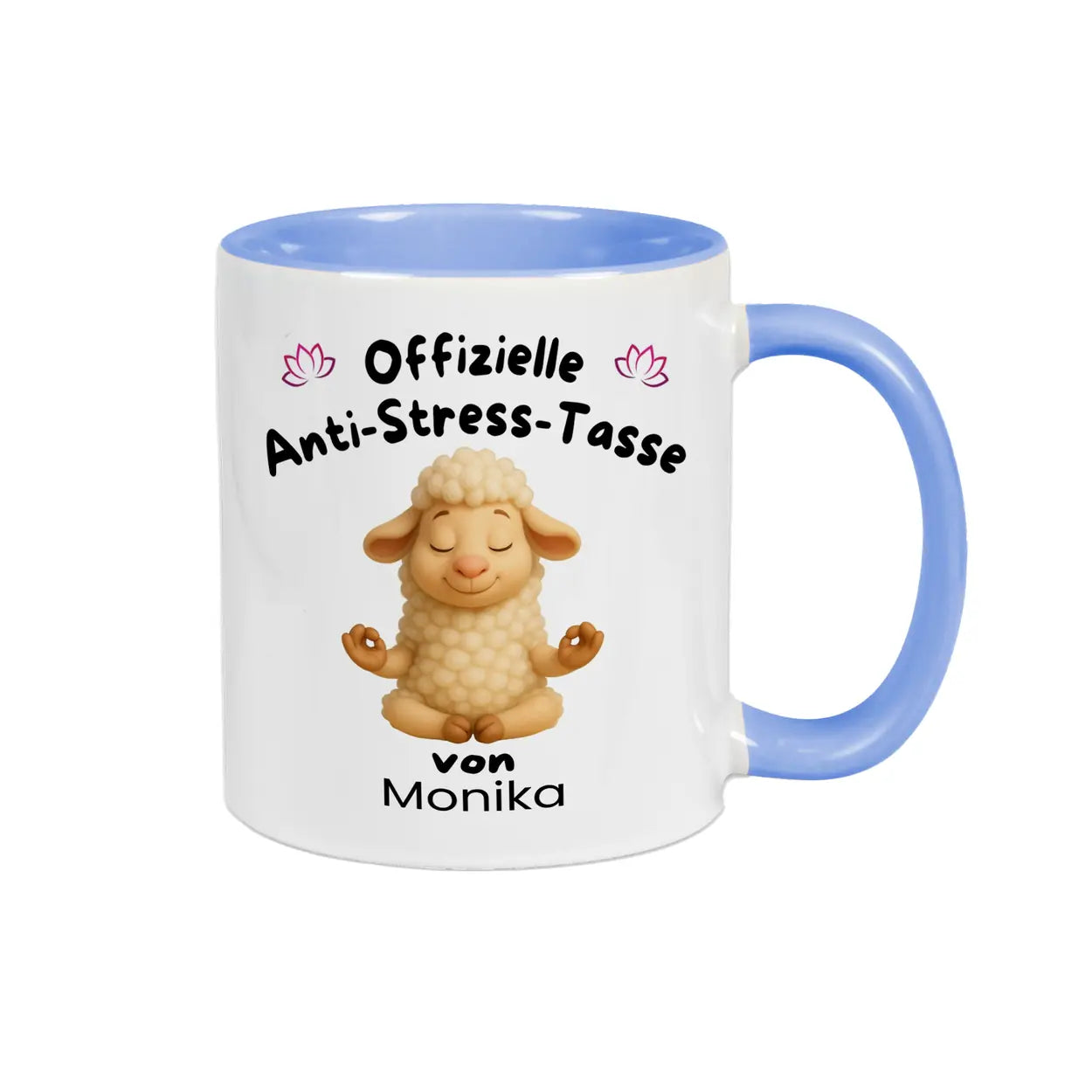 Anti Stress Tasse Yoga von Druckerino
