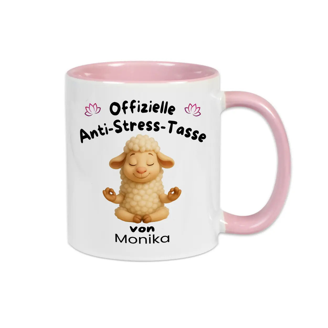 Anti Stress Tasse Yoga von Druckerino