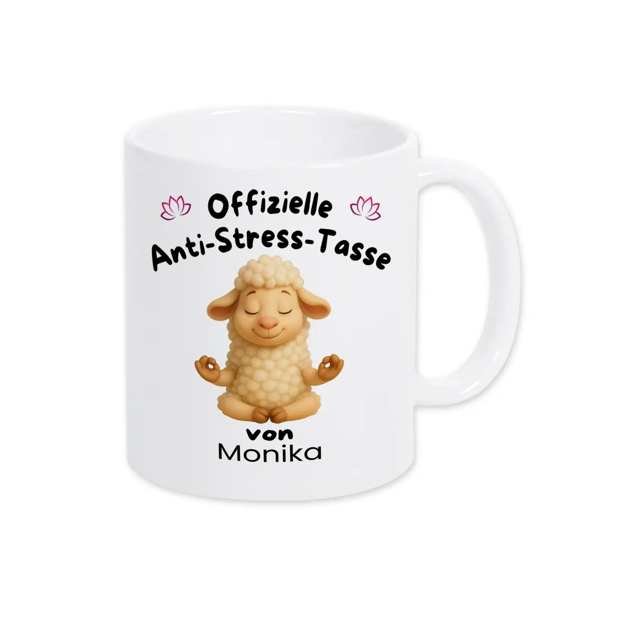 Anti Stress Tasse Yoga von Druckerino