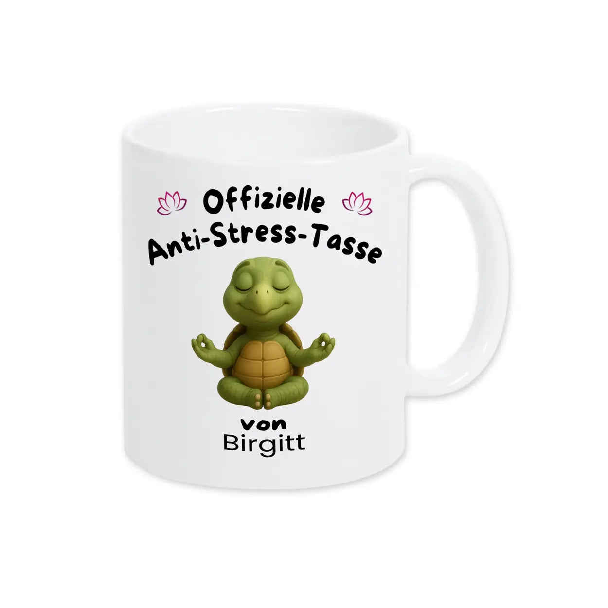 Anti Stress Tasse Yoga von Druckerino