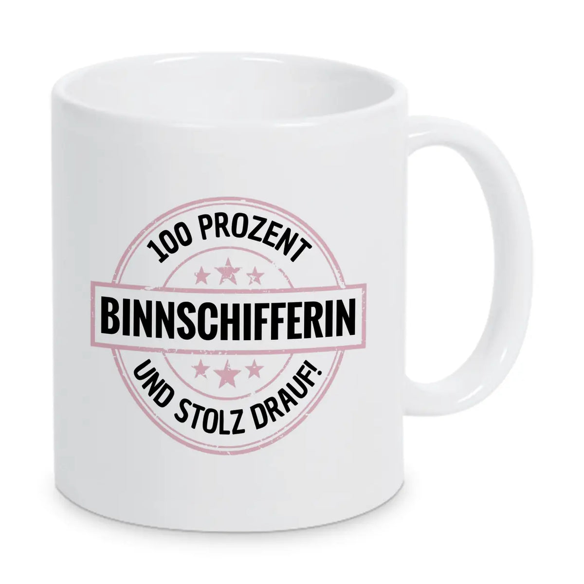 Binnenschifferin 100 Prozent Tasse - Druckerino