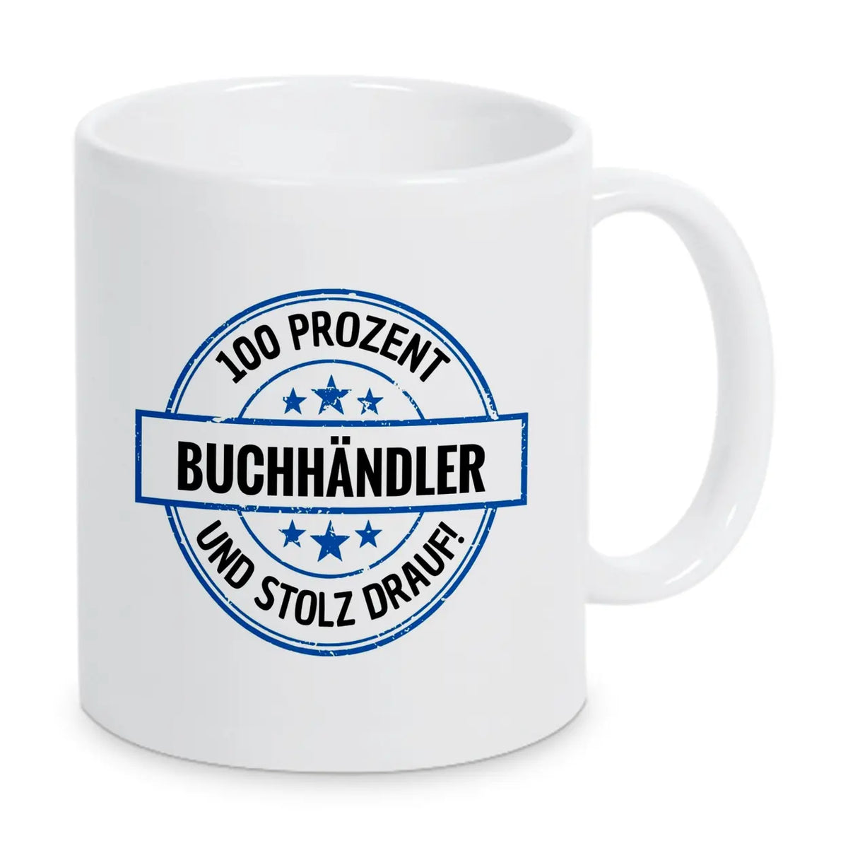 Buchhändler 100 Prozent Tasse - Druckerino