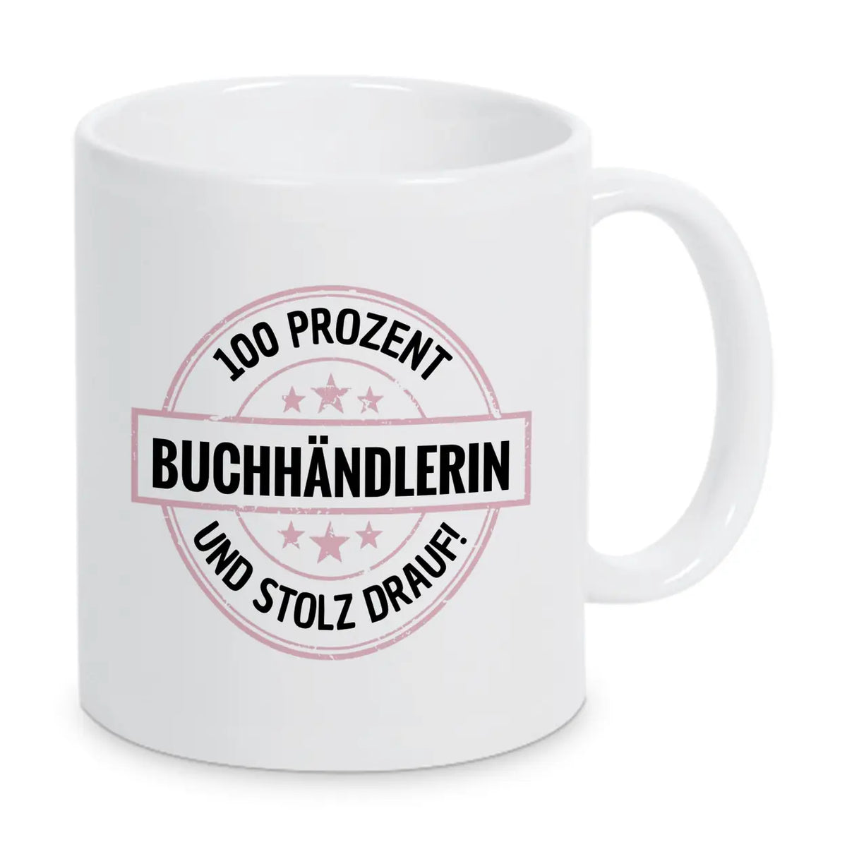 Buchhändlerin 100 Prozent Tasse - Druckerino