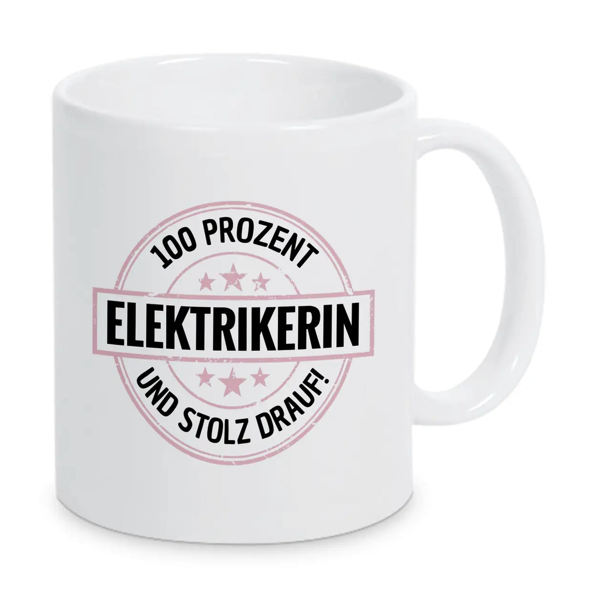 Elektrikerin 100 Prozent Tasse - Druckerino