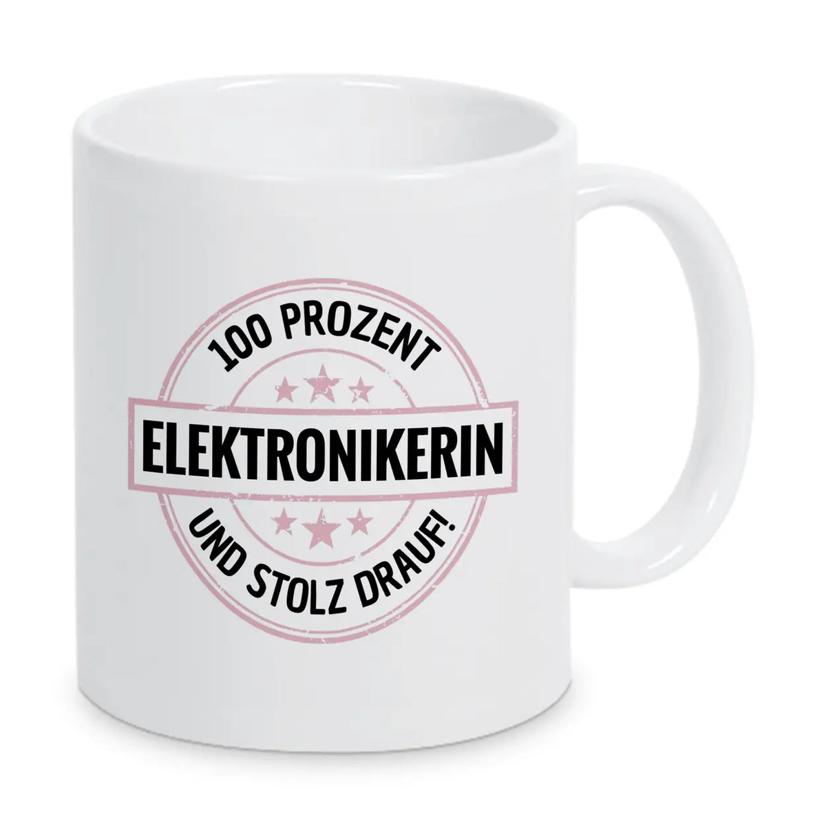 Elektronikerin 100 Prozent Tasse - Druckerino