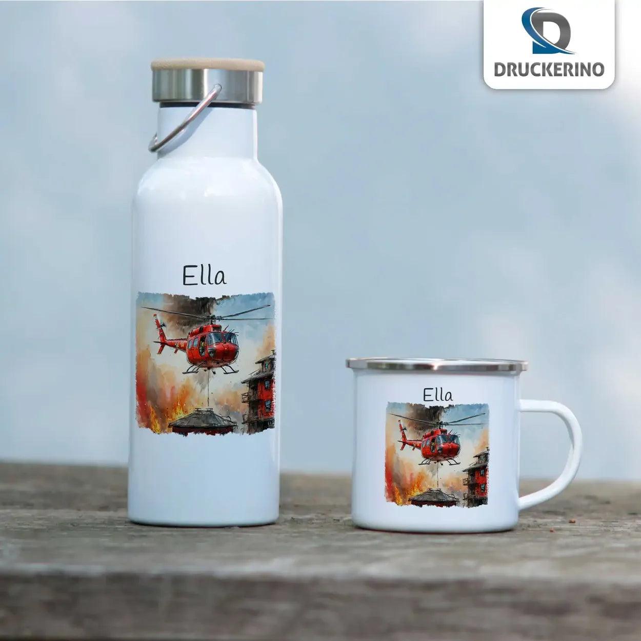 Emaille Tasse Abenteuer Himmelshelden - Druckerino