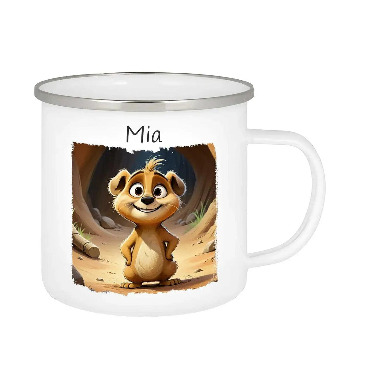 Emaille Tasse Abenteuerfreund - Druckerino