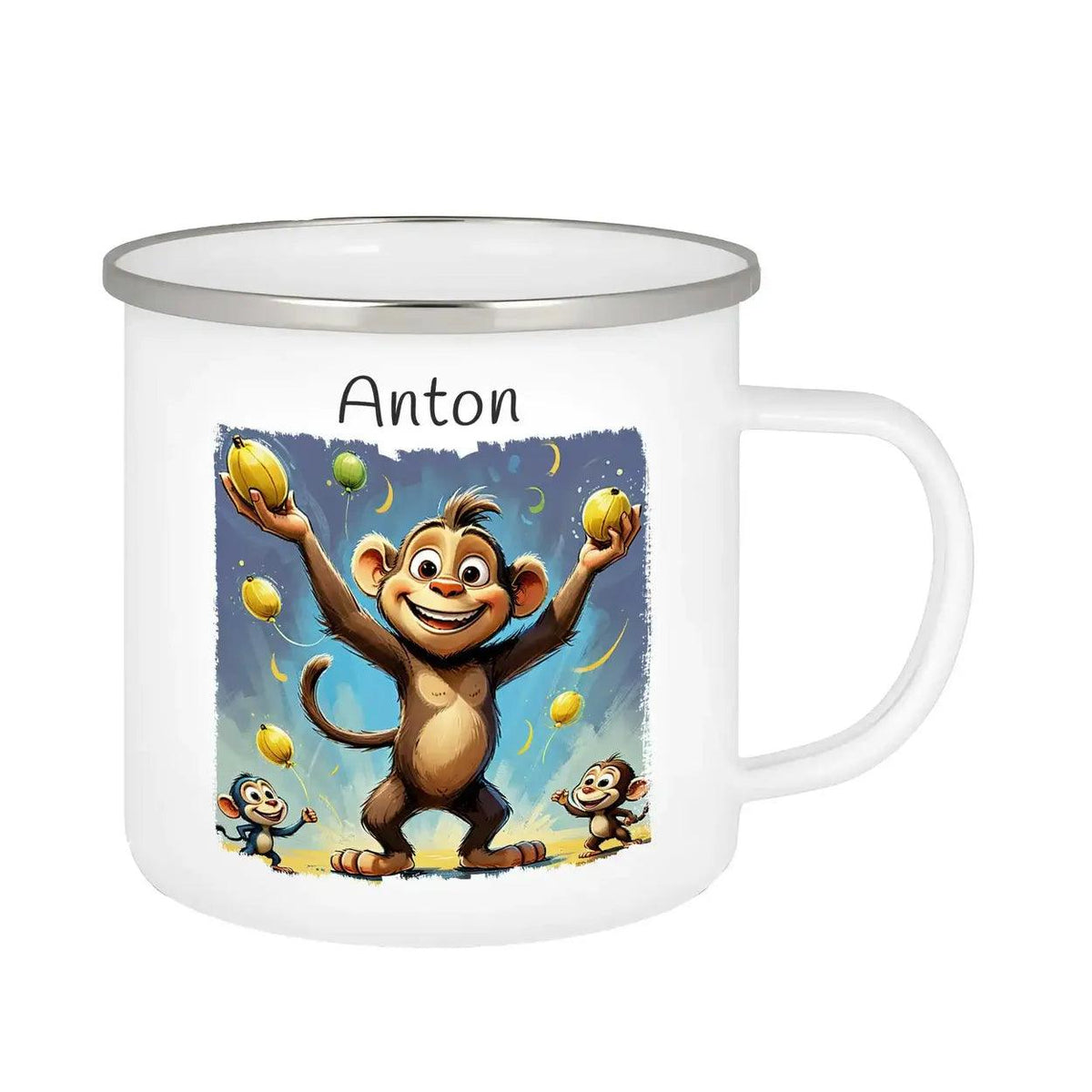 Emaille Tasse Dschungelzauber - Druckerino