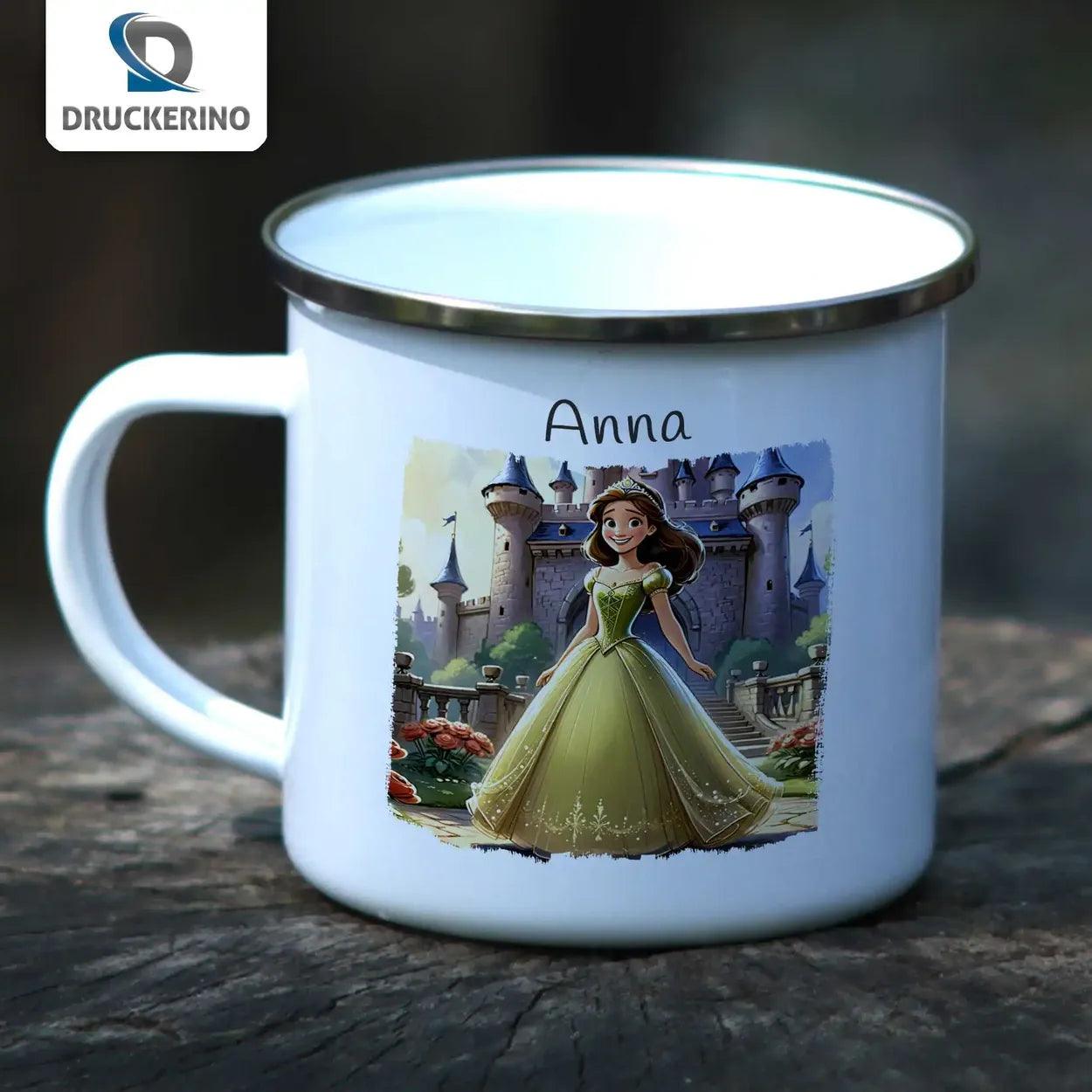 Emaille Tasse Märchenzauber - Druckerino