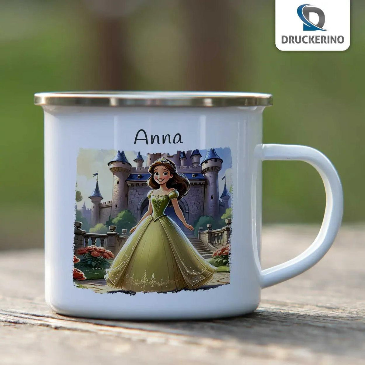 Emaille Tasse Märchenzauber - Druckerino