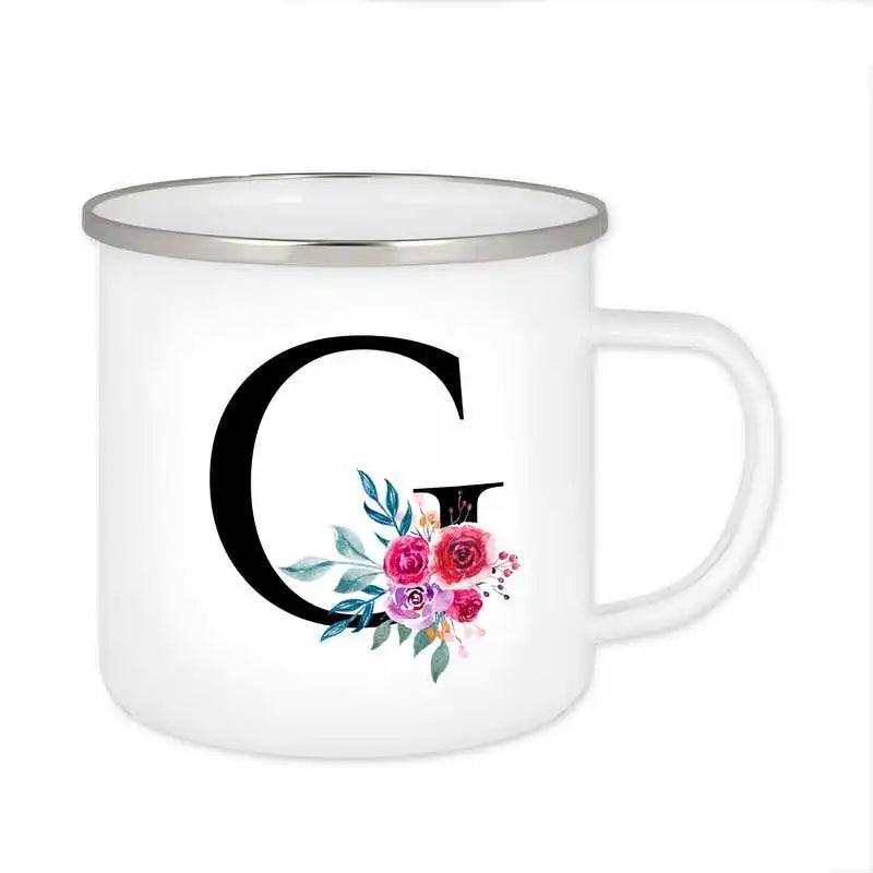 Emaille Tasse mit Namen | Motiv 2 | Gitte - Druckerino