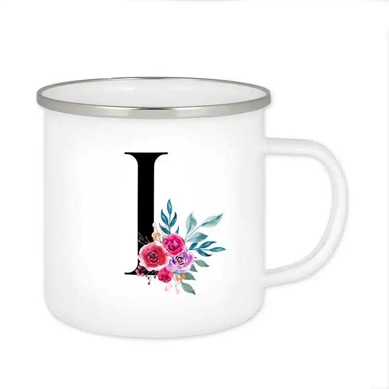 Emaille Tasse mit Namen | Motiv 2 | Iasmina - Druckerino