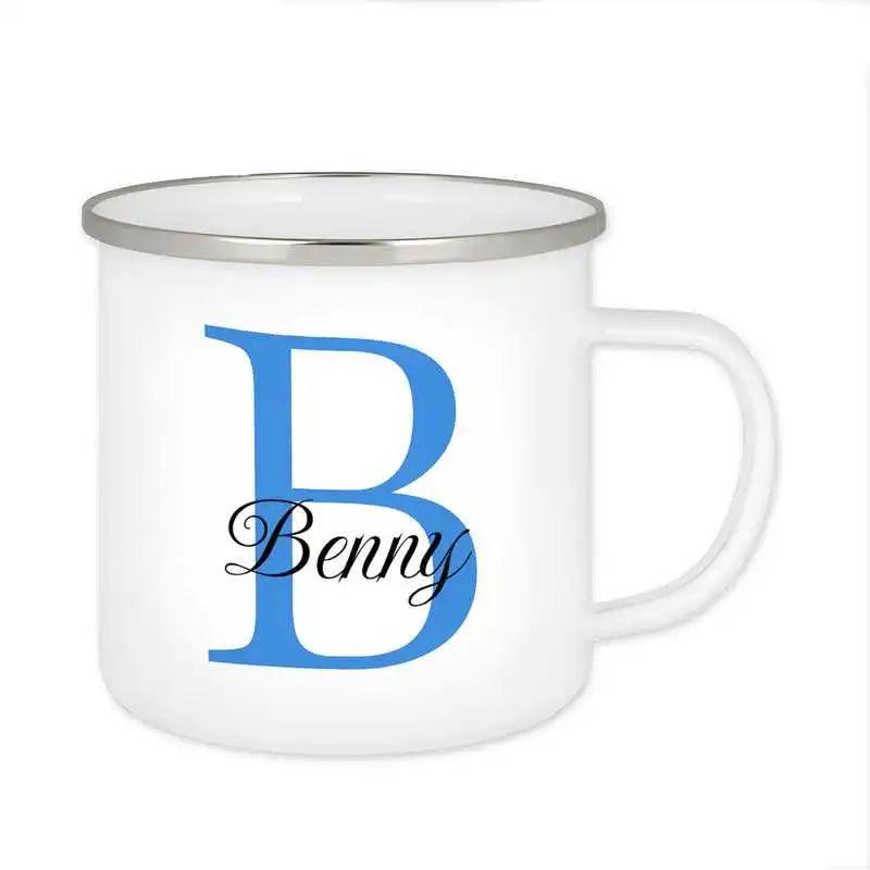 Emaille Tasse mit Namen | Motiv 3 | Benny - Druckerino