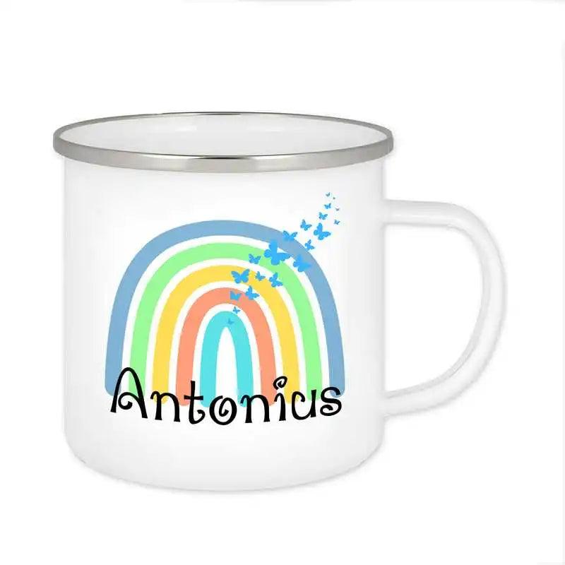 Emaille Tasse mit Namen | Motiv 4 | Antonius - Druckerino