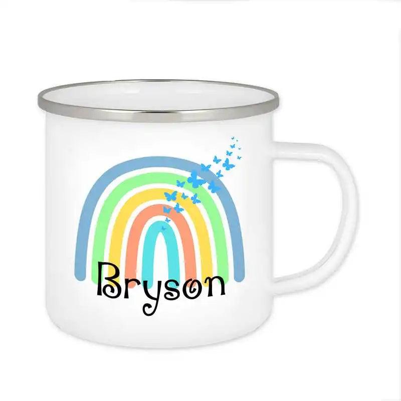 Emaille Tasse mit Namen | Motiv 4 | Bryson - Druckerino