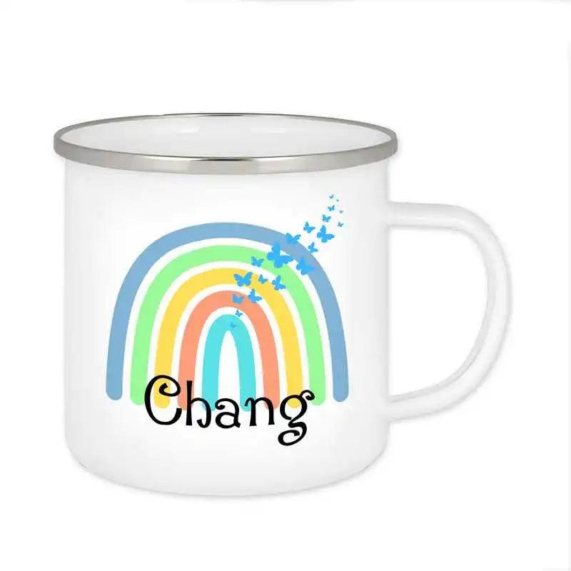 Emaille Tasse mit Namen | Motiv 4 | Chang - Druckerino