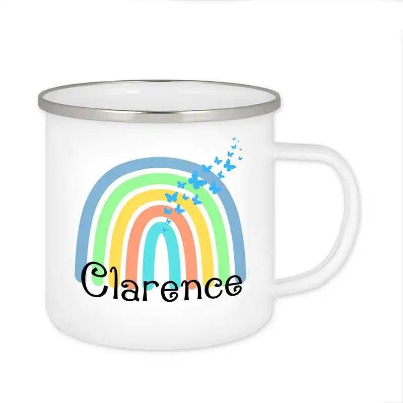 Emaille Tasse mit Namen | Motiv 4 | Clarence - Druckerino