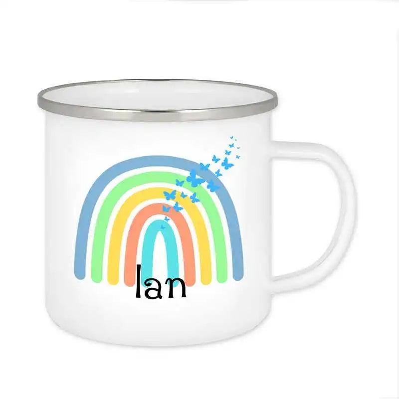 Emaille Tasse mit Namen | Motiv 4 | Ian - Druckerino