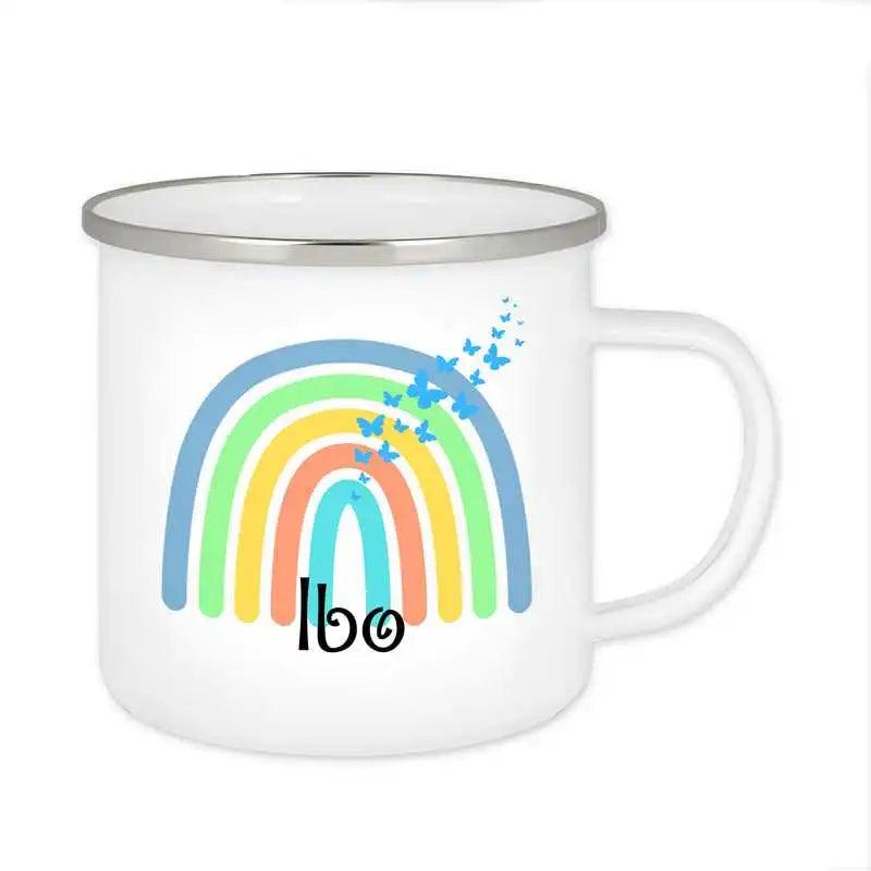Emaille Tasse mit Namen | Motiv 4 | Ibo - Druckerino