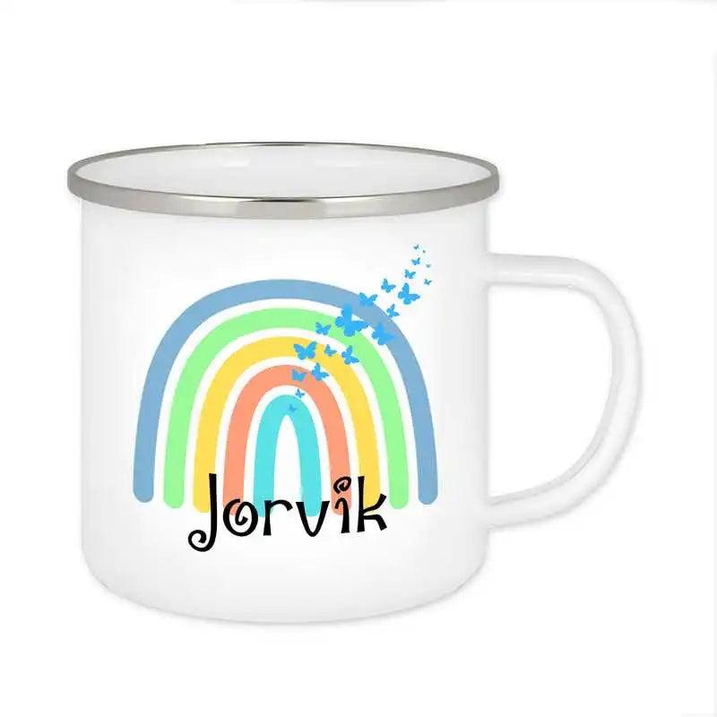 Emaille Tasse mit Namen | Motiv 4 | Jorvik - Druckerino