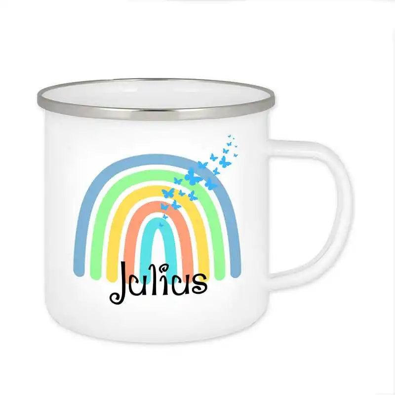 Emaille Tasse mit Namen | Motiv 4 | Julius - Druckerino