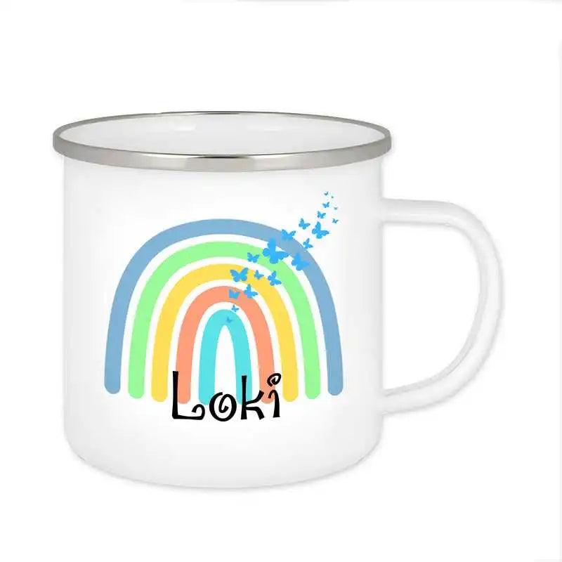 Emaille Tasse mit Namen | Motiv 4 | Loki - Druckerino