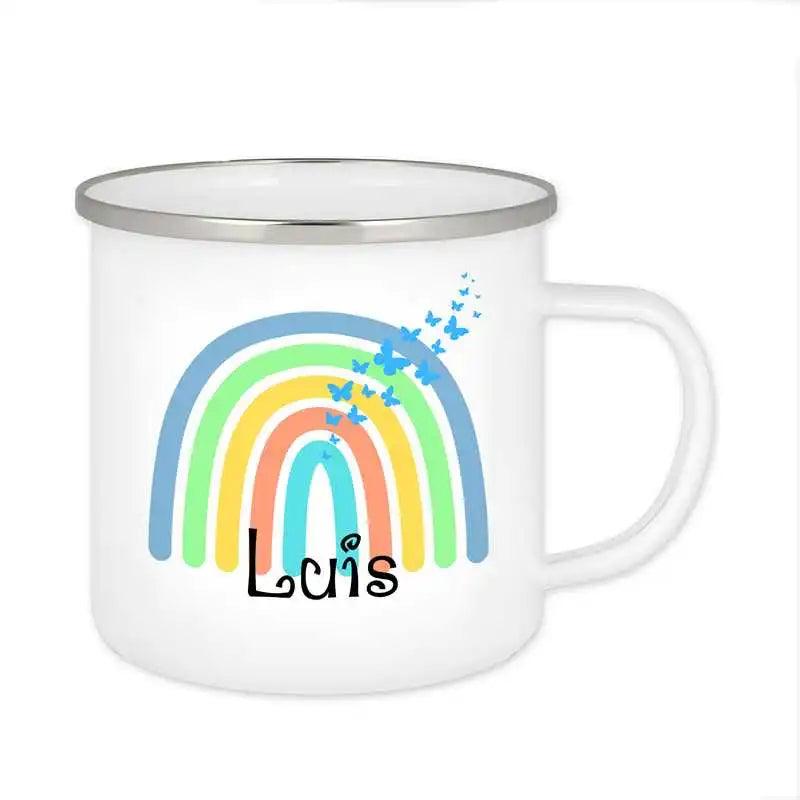 Emaille Tasse mit Namen | Motiv 4 | Luis - Druckerino