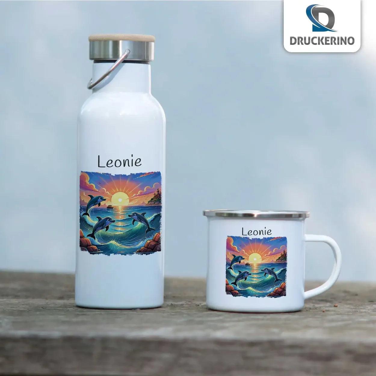 Emaille Tasse Ozeanabenteuer - Druckerino