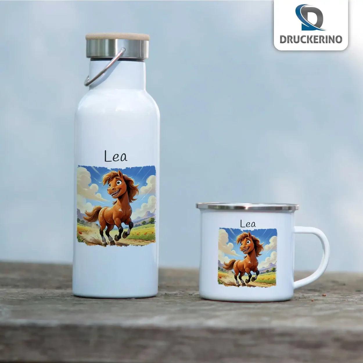 Emaille Tasse Ponyabenteuer - Druckerino