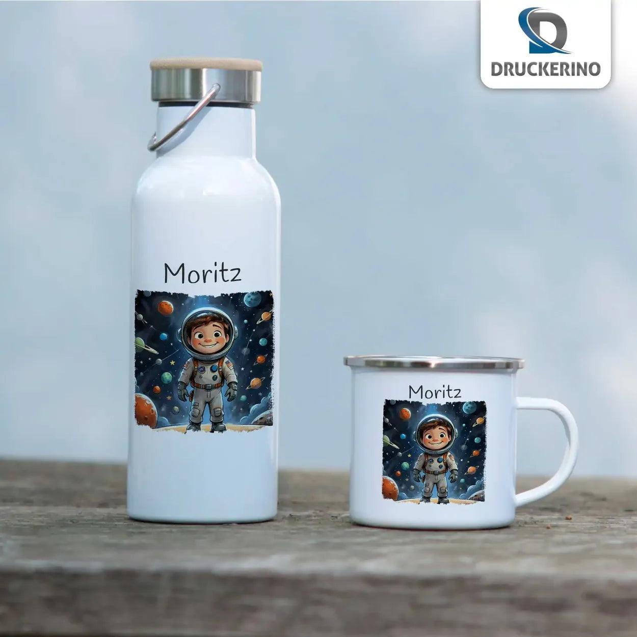 Emaille Tasse Sternenabenteurer - Druckerino