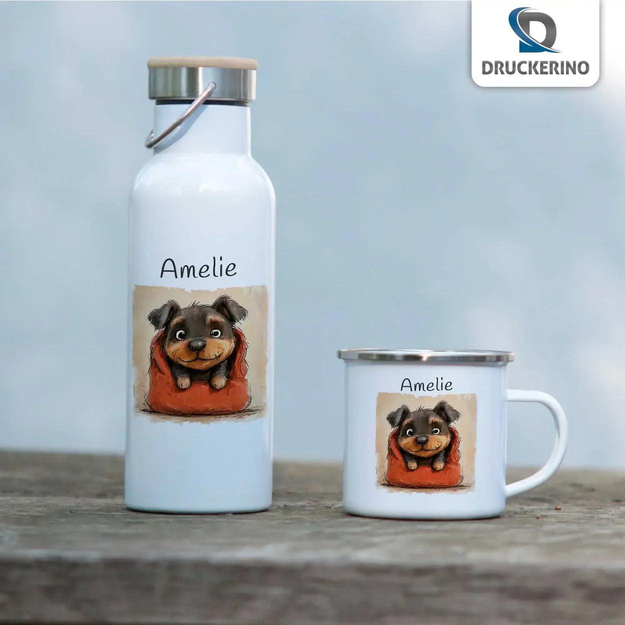 Emaille Tasse Treue Fellnase - Druckerino